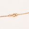 Collier COLLIER OR ROSE 3 DIAMANTS 0,09ct 58 Facettes M8927