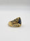 Bague 49.5 Bague Saphir et diamants en or jaune 58 Facettes