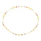 Collier Collier Or jaune Grenat, Topaze, Péridot 58 Facettes 3885006CN