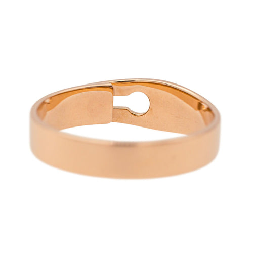 Bague 53 Dinh Van Bague Serrure Or rose Diamant 58 Facettes 4098673RV