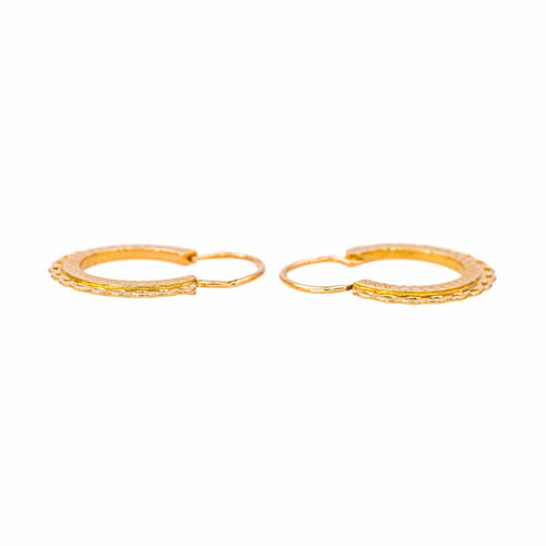 Boucles d'oreilles Boucles d'oreilles Créoles Or rose 58 Facettes 4137617CN