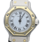 Montre Cartier Montre Santos Ronde Or Jaune 18K Et Acier 58 Facettes MT44026