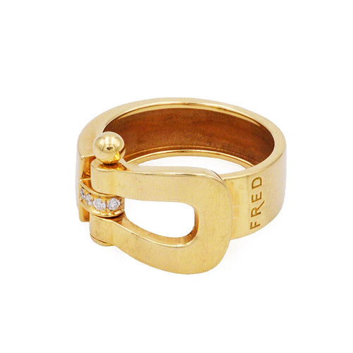 Bague 56 FRED - Bague Force 10 - Grand modèle 58 Facettes
