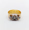Bague 51.5 Bague jonc victorienne or rose 18k diamants taille ancienne (circa 1897) 58 Facettes A06142