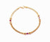 Bracelet Bracelet or jaune et rubis 58 Facettes Brac.3Rub.DV-29