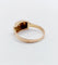 Bague 53.5 Bague Tank Art Déco or rose, petit diamant et monture géométrique (circa 1950) 58 Facettes A05167