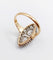 Bague 50 Bague marquise antique or rose 18k et diamants taille roses (circa 1900) 58 Facettes A06286