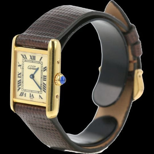 Montre Cartier Montre Tank Vermeil 58 Facettes MT43330