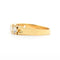 Bague 58 Bague Rivière en or jaune avec diamants 58 Facettes