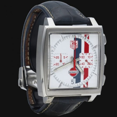 Montre Tag Heuer Montre Monaco Chronograph Gulf Edition Limitee 58 Facettes MT41136