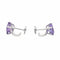 Boucles d'oreilles Mauboussin Boucles d'oreilles Petit visage d'amour  Or blanc Améthyste, Diamant 58 Facettes 4157393RV