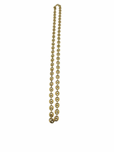 Collier UnoAErre Collier à maillons marins en or jaune 18 carats 58 Facettes