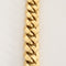 Collier Important collier or jaune maille gourmette 58 Facettes ENG10506