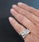 Bague 50 RENE BOIVIN - Bague Chevalière en argent 58 Facettes 1324378