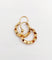 Boucles d'oreilles Petites créoles Art Déco or rose 58 Facettes A06265