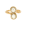 Bague 58,5 Bague "Toi et Moié en or jaune et blanc, diamants 58 Facettes LOR4031