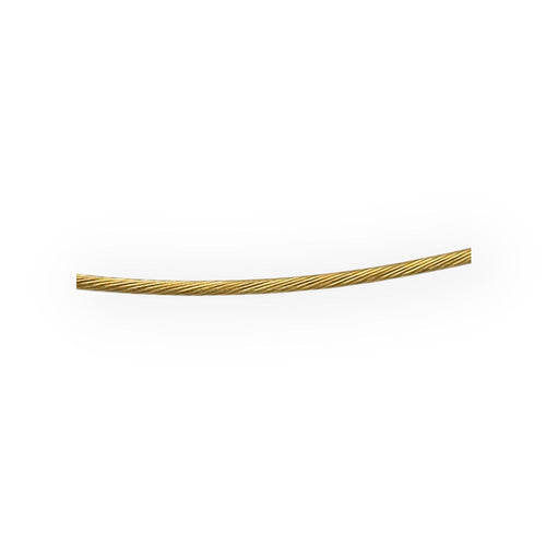 Collier Collier câble or jaune 40 cm 58 Facettes 149062580