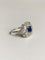 Bague 59 Bague Art Déco en or blanc et platine 58 Facettes