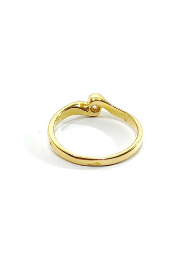 Bague 54 Bague Solitaire Or Jaune Diamant 0.13ct 58 Facettes 3097/1