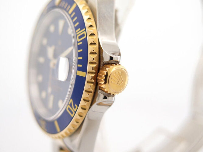 Montre montre ROLEX submariner date 16613 40mm or acier auto fullset 58 Facettes 265029