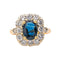 Bague 53 Bague Pompadour Or rose, Or blanc Saphir, Diamant 58 Facettes 4137639CN
