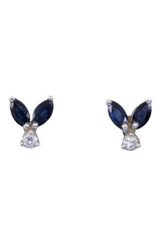 Boucles d'oreilles BOUCLES D'OREILLES SAPHIRS ET DIAMANTS 58 Facettes 088151