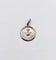 Pendentif AUGIS - Pendentif médaille d'amour or blanc  "+ qu'hier - que demain" - L'Originale Mini 58 Facettes G4350X0000
