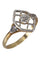 Bague 58 BAGUE DIAMANT ART NOUVEAU 58 Facettes 087831