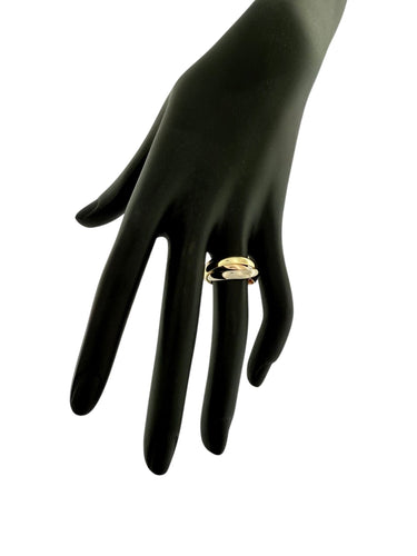 Bague 51 CARTIER - Bague Trinity « Les Must de Cartier » Or blanc, jaune, rose 58 Facettes