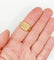 Bague 59 Bague chevalière victorienne fleur ciselée en or rose 18k (circa 1890) 58 Facettes A06408