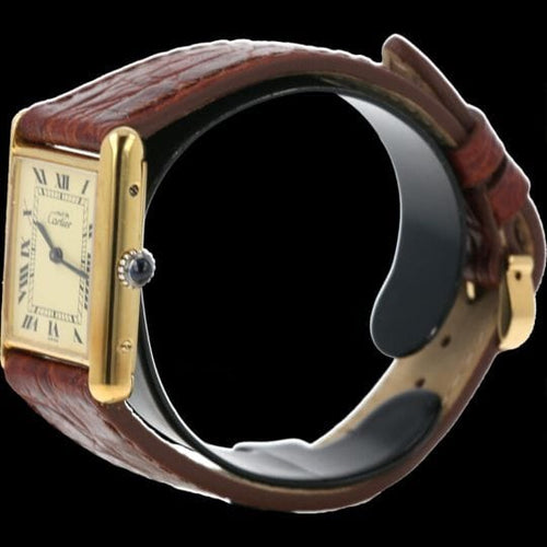 Montre Cartier Montre Tank Vermeil 58 Facettes MT43313