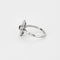 Bague 56 Bague art déco platine et or blanc, saphir et diamants 58 Facettes GULK189