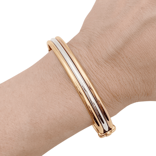 Bracelet Bracelet vintage Cartier, trois ors. 58 Facettes 34604