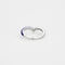 Bague 54 Bague or blanc et céramique bleu 58 Facettes 3131755