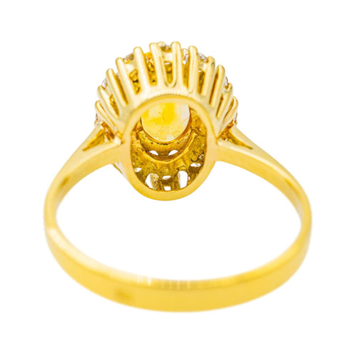 Bague Bague Pompadour Or jaune Saphir, Diamant 58 Facettes 3754274CN