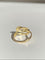Bague 56 Bague ancienne en or jaune 18k et diamant en forme de serpent 58 Facettes