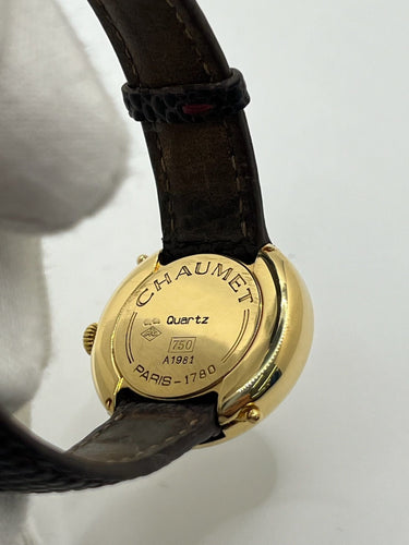 Montre CHAUMET - Montre L'Anneau Yellow Gold & Diamonds Modèle Unique 58 Facettes