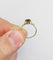 Bague 51 Bague - Solitaire vintage en or 18k et saphir naturel 0,50 carat 58 Facettes A06640