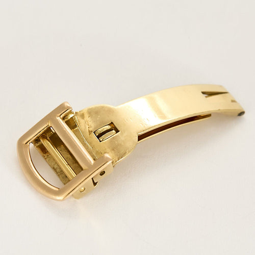 Montre Cartier - Boucle déployante en or jaune et or rose 58 Facettes MEA4933