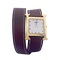 Montre Hermès,"Heure H", plaqué or, acier sur cuir. 58 Facettes 33734