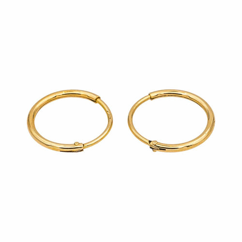 Boucles d'oreilles Boucles d'oreilles Créoles  Or jaune 58 Facettes 4823781CN