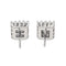 Boucles d'oreilles Boucles d'oreilles Puces Or blanc Diamant 58 Facettes 4061321CN