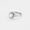 Bague 50 Solitaire Art déco platine et diamant 58 Facettes 240807