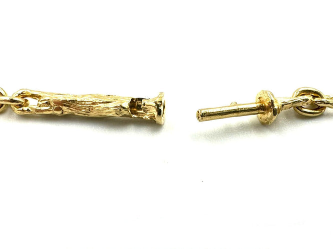 Collier GILBERT ALBERT - Collier or jaune diamants 58 Facettes