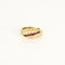 Boucles d'oreilles Boucles d'oreilles en or jaune et blanc, rubis et diamants 58 Facettes ALE4795X2
