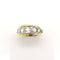 Bague Bague or platine diamants 58 Facettes