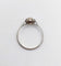 Bague 53 Bague solitaire Art Déco or blanc et platine, diamant taille ancienne 58 Facettes A05635