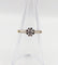 Bague solitaire art deco or 18k diamant de 0,15 carats 58 Facettes A05975
