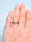 Bague 53 Bague solitaire diamant vintage en or gris 18K 58 Facettes