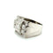 Bague 54 Bague Tank Platine et Diamants 58 Facettes 1.0000394/1